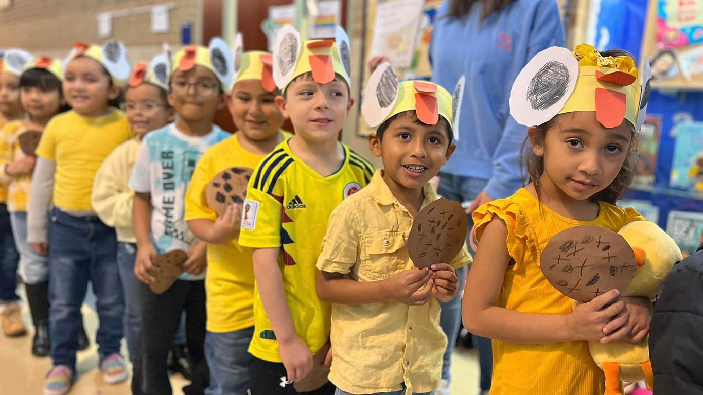 Students have a blast at Mystery Reader Character Dress Up Day!